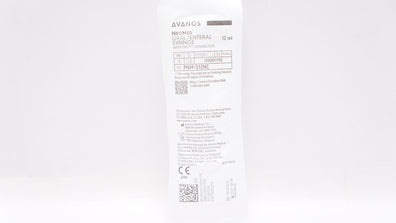 Avanos PNM-S12NC NeoMed Oral/Enteral Syringe with ENFIT Connector 12mL